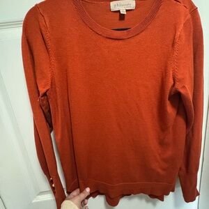 Philosophy Orange Sweater